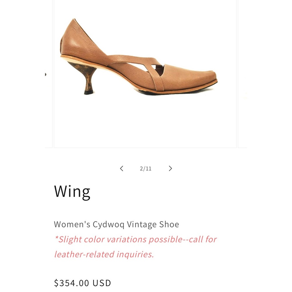 Cydwoq Vintage Shoe, sz EU 37, MSRP $354 - Picture 16 of 16